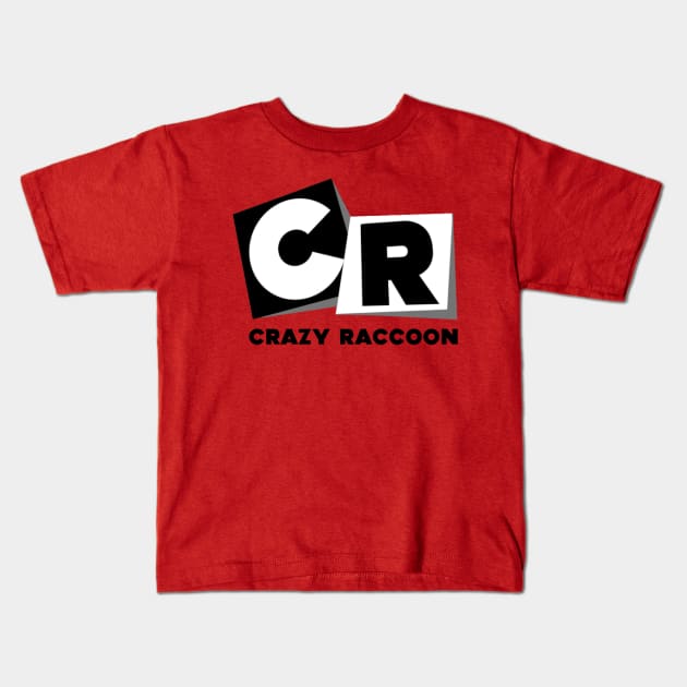 Raccoon Network Kids T-Shirt by Tyler Teej